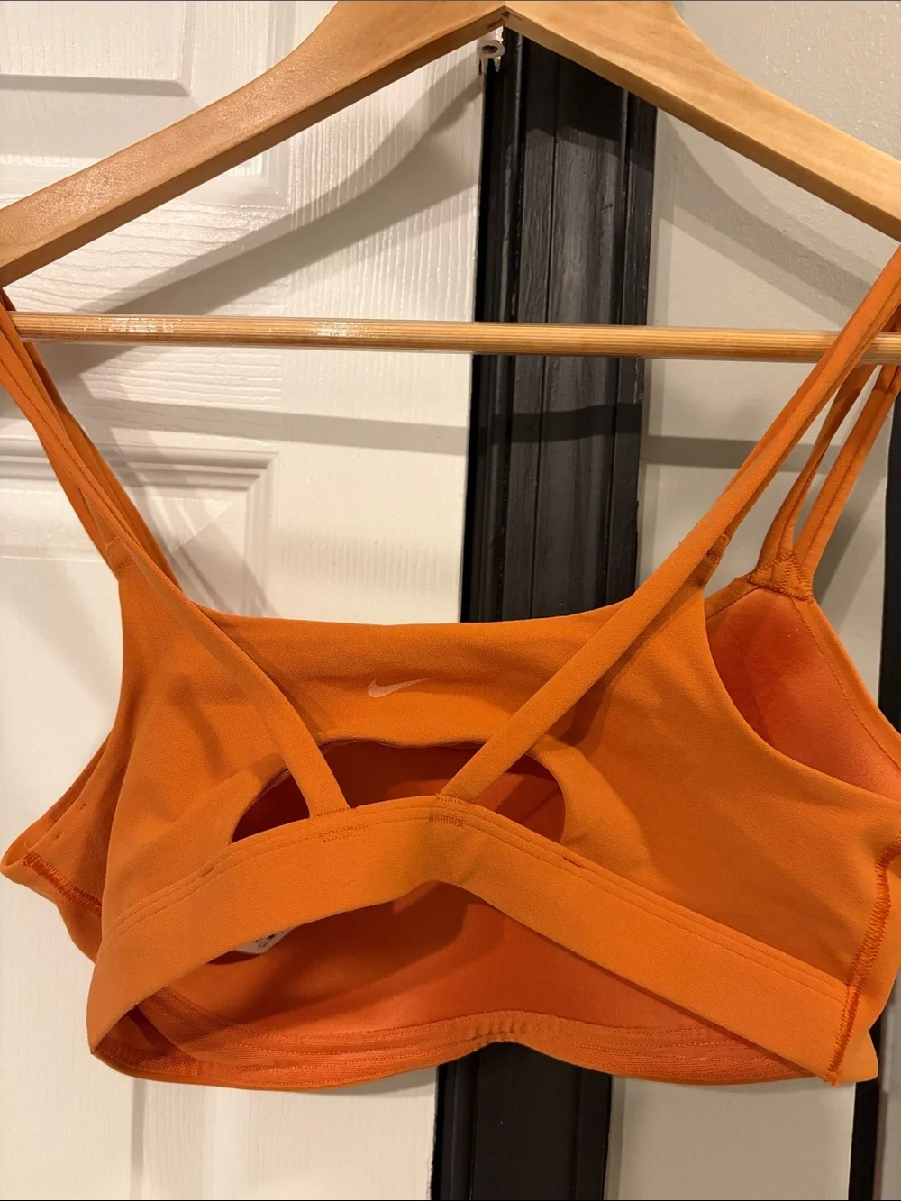 Nike Zenvy Double-Strap Sports Bra - Burnt Orange